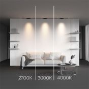Трековый светильник 10W Белый теплый TR193-1-10W2.7K-M-B Точки / Points Levity 2700К чёрный