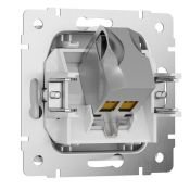 Розетка встраиваемая компьютерная  одиночная WERKEL Ethernet  RJ-45 W5120001 белый матовый