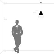 Подвесной светильник без лампы Lightstar 765013 LOFT 1х40W E14  купол медь