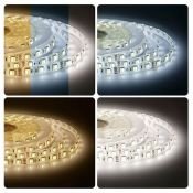 Светодиодная лента  Белый-MIX 5050 12V 14.4W/m 60Led/метр герм (силикон) 00-117 Стандарт IP65 Светодиодная лента  Белый-MIX 5050 12V 14.4W/m 60Led/метр герм (силикон) 00-117 Стандарт IP65