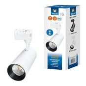 Трековый светильник однофазный 30W Белый дневной ULB-Q277 30W-4000К WHITE 60deg на шинопровод белый UL-00008053 Volpe