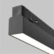 Трековый светильник 30W Белый теплый Базис/Basis Exility 120deg TR030-2-30W3K-B на магнитный шинопровод черный