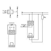 Термостат TER-3H  AC/DC 24-240 V, -15..+45гр.,  настр. гистерезис 8595188138468