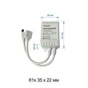 Контроллер RGBW 04-30 (12-24V, 72-144W) IR с пультом