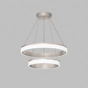 Подвесной светильник  63W Белый дневной DENKIRS RING DK6673-SN 230V круглый никель/белый