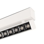 Магнитный трековый светильник 18W Белый теплый MAG-LASER-FOLD-45-S480 15deg  24V на магнитный шинопровод белый 026976