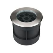 светильник    16W Белый дневной 061198 LTD-DAFNA-GROUND-R160 20deg 3000K цилиндр встраиваемый серебристый