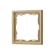 Рамка пластик 1 пост Arlight FRM-NOBE-SFPL-1-GD 054213 золото