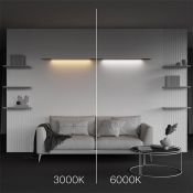 Светильник 24W Белый теплый/белый C100CL-L1000-24W3-6K-BS Базис / Basis Axity IP20 латунь
