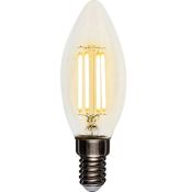 лампа ретро светодиодная Vintage форма свеча 7,5W 2700K E14