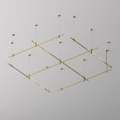 Шинопровод 2м Flarity TRX154-112BS латунь
