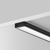 Накладной алюминиевый профиль Maytoni с экраном 15x6 ALM-001-B-2M 631003 черный