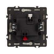 Выключатель встраиваемый одноклавишный непроходной 054232 SWT-NOBE-MK01-SFPL-L-WH с подсветкой белый