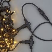 Провод-шина для гирлянд UL-00013221 UCX-F90 T05-2M-BK черный 2м, 5 Т-коннекторов, шаг 50см,статика-мерцание IP67