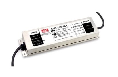 Блок питания (AC-DC) 24V 201W ELG-200-24А-3Y герм IP65 металл