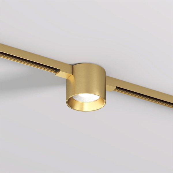 Трековый светильник   8W Белый теплый SHINE SPOT DK5743-SB IP20 на шинопровод латунь