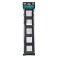 Рамка пластик 5 постов IEK SKANDY SK-M52-K53 SK-F05G графит