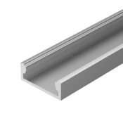 алюминиевый профиль с экраном ALU-WIDE-H8-2000 ANOD+FROST (2м) 014852