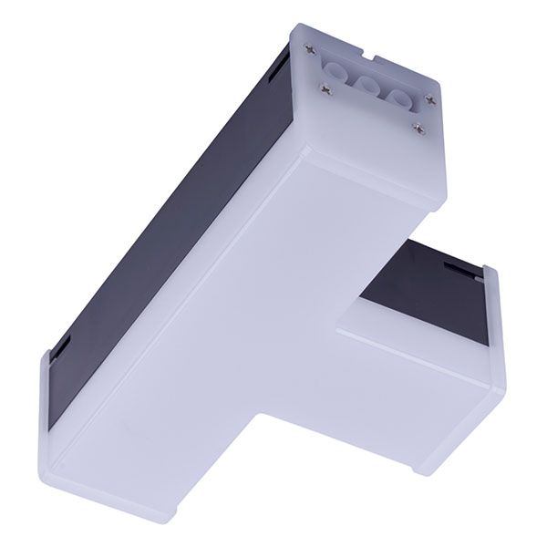 Накладной светильник  10W Белый UL-00013266 ULO-N11T-10W-6500K IP40 BLACK T-образный черный