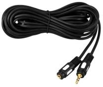 Кабель штекер стерео mini-jack 3.5 - гнездо mini-jack 3.5 3м