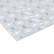 алюминиевая плата 10Led линейная 240x34-10Е Emitter (3x3x4 LED, SL80) 022412