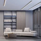 алюминиевый профиль SL-LINE-5050-LW-2000 OLIVE GREY ANOD 038434