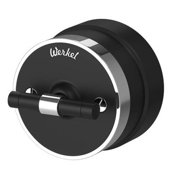 Ретро выключатель пластиковый WERKEL RETRO Vintage W5822051 черный матовый/хром 4положения