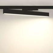 Линейный модульный светильник  25W Белый теплый LGD-FLAT-4TR-S605  100deg 220V черный 033698(1)
