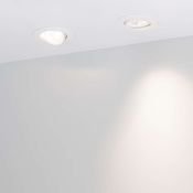 Встраиваемый светильник   6,5W Белый дневной 032860 LTD-POLAR-TURN-R90 36deg 220V IP20 поворотный  круглый белый