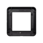 Рамка пластик 1 пост Arlight VERSA 043768 FRM-VERSA-PL-1-BK черная