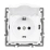 Штепсельная розетка встраиваемая Arlight SCT-MCP-PL-WH 16А 043745 с/з с крышкой белая IP44