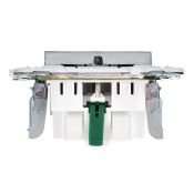 Штепсельная розетка встраиваемая IEK SKANDY 16А SK-R14-16-1-K50 SK-R06N с з/к и шторками безвинтовое крепление металл никель