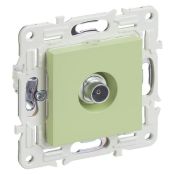 ТВ-розетка встраиваемая оконечная IEK SKANDY SK-A10-O-K06 SK-A12G мятный