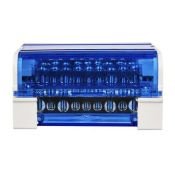 Шины на DIN-рейку в корпусе (кросс-модуль) ШНК 4х11 3L+PEN YND10-4-11-125 IEK