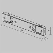 Коннектор питания прямой Levity TRA184IPC-1B чёрный