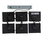 светильник  42W Белый дневной Грильято UL-00012447 ULP-1010 42W-4000К IP40 GRILYATO OPAL BLACK KIT06 квадратный встраиваемый черный (6шт)