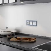 Терморегулятор WERKEL W1151201 сенсорный с Wi-Fi для теплого пола белый