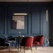 Подвесной светильник  16W Белый теплый DENKIRS AURA DK4314-BR 230V цилиндр бронзовый/золото матовое