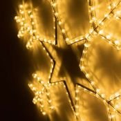 фигура из дюралайта 18W Белый теплый СНЕЖИНКА 034252 ARD-SNOWFLAKE-M4-750x750-324LED IP65