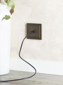 Розетка встраиваемая HDMI IEK BRITE BR-H10-K45 РHDMI-0-БрТБ бронза