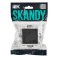 Выключатель встраиваемый двухклавишный IEK SKANDY SK-V20-0-10-K53 SK-V04G графит