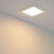 Встраиваемый светильник-панель   9W Белый  020125 DL-120x120M-9W 220V IP20 квадратный белый