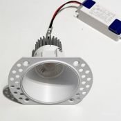 Встраиваемый светильник без лампы HOKASU FocusEdgeless (MR16/GU10) - White круглый белый Встраиваемый светильник без лампы HOKASU FocusEdgeless (MR16/GU10) - White круглый белый