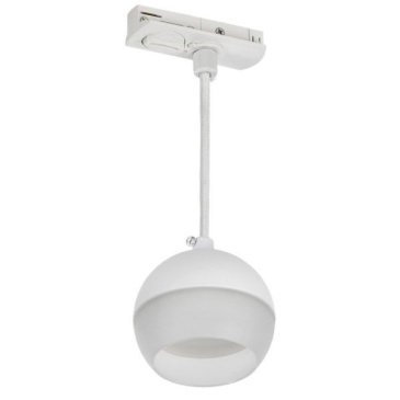 Трековый светильник IEK LIGHTING без лампы 4119 LT-UCB0-4119-GX53-1-K01 на шинопровод белый