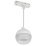 Трековый светильник IEK LIGHTING без лампы 4119 LT-UCB0-4119-GX53-1-K01 на шинопровод белый