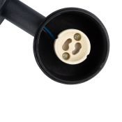 светильник Uniel без лампы UL-00011271 UUL-S21С-35W-GU10 IP65 BLACK цилиндр накладной черный