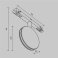 Трековый светильник  6W Белый дневной Контур/Outline Exility 180deg TR090-2-6W4K-B IP20 на магнитный шинопровод черный