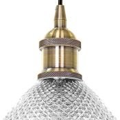 Люстра подвесная Lightstar без лампы 798021 GENNI 1х40W E27 латунь/прозрачный
