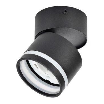 Накладной светильник без лампы IEK LIGHTING 4034 LT-USB0-4034-GX53-1-K02 GX53 цилиндр поворотный черный