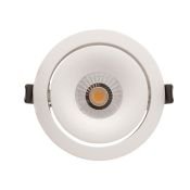 Встраиваемый светильник  12W Белый теплый COMBO DL-FS-1006-38-W-12-WW 38deg 220V IP20 круглый белый